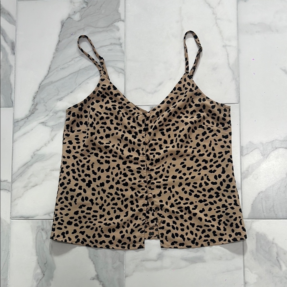 Leopard Print Women's Top